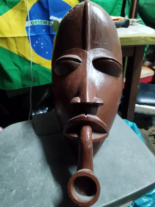 Máscara de madera de Mauritania