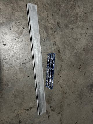 Regla Aluminio y Rascador Yeso