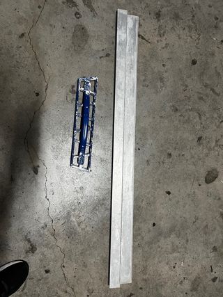 Regla Aluminio y Rascador Yeso