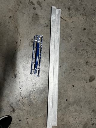 Regla Aluminio y Rascador Yeso