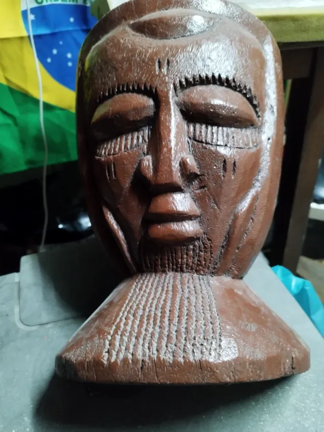 Máscara de madera de Mauritania