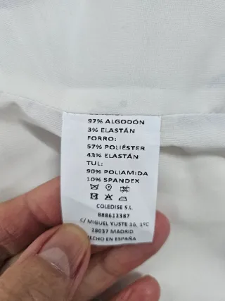 IQ Collection Vestido Lunares Beige/Negro