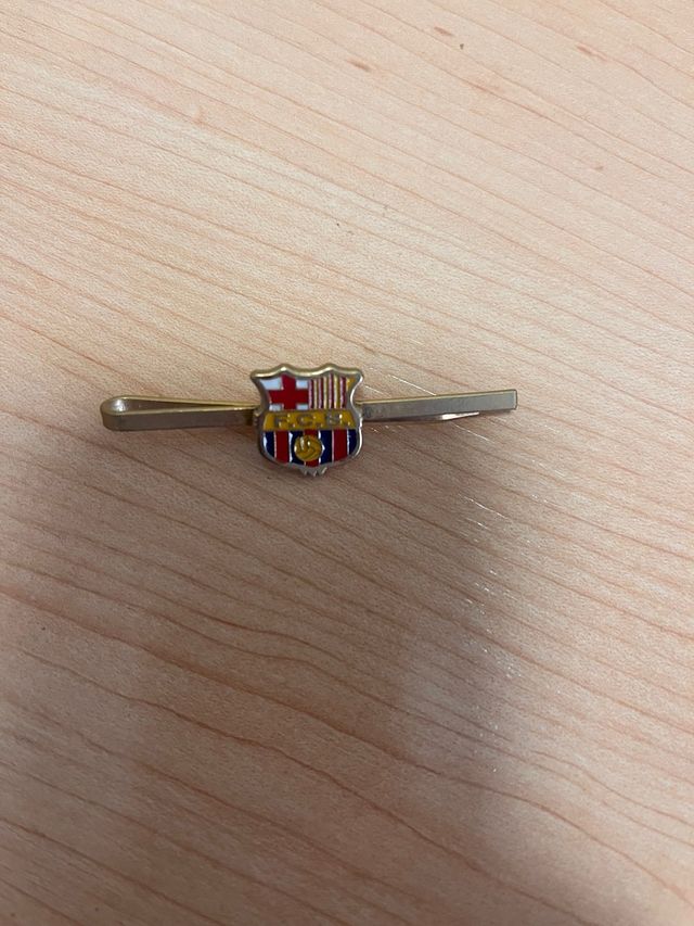 aguja  Corbata FC Barcelona Dorado Multicolor