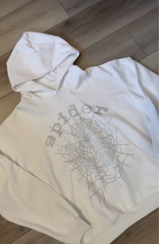 Sudadera Spider con pedrería Talla XL