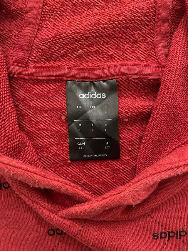 Sudadera Adidas Roja Talla M