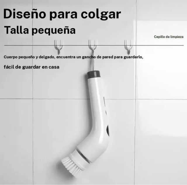 Cepillo Eléctrico Giratorio recargable