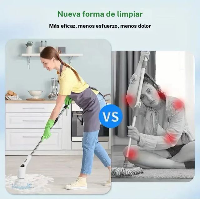 Cepillo Eléctrico Giratorio recargable