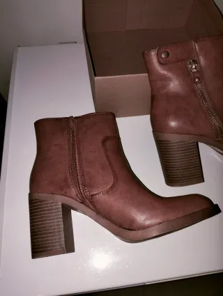 Botines de invierno marrones