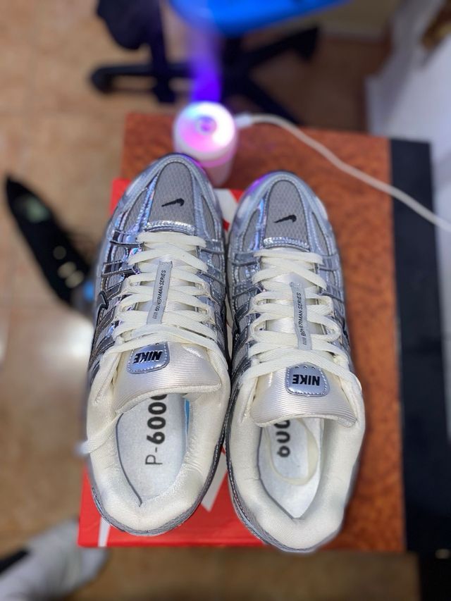 Nike Air P6000 Plata/Blanco