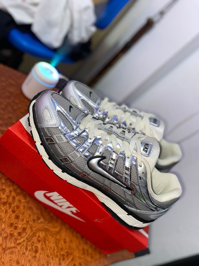 Nike Air P6000 Plata/Blanco