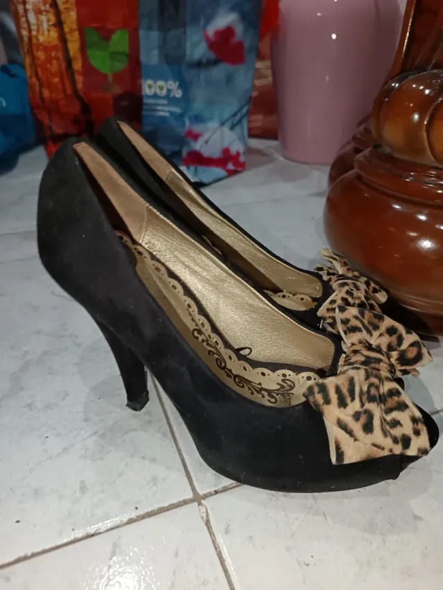 Tacones Leopardo Talla 37