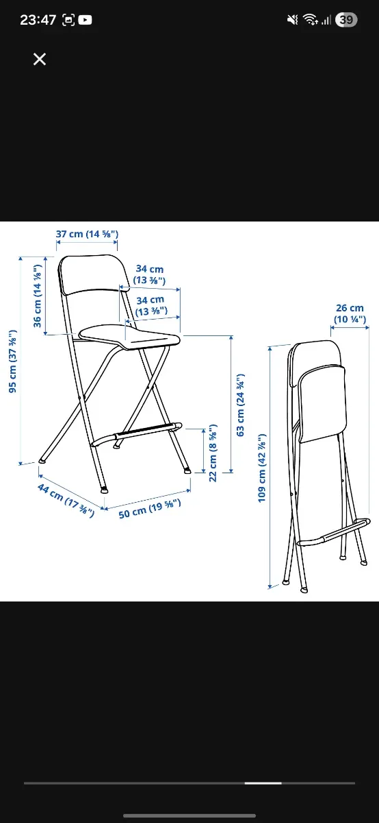 4 Cadeiras altas Ikea