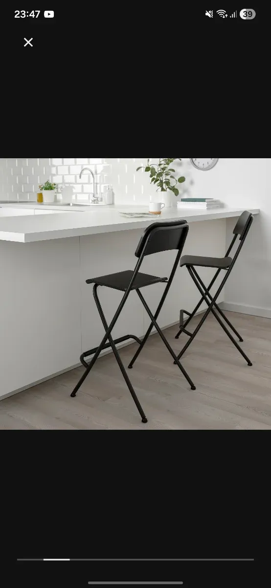 4 Cadeiras altas Ikea