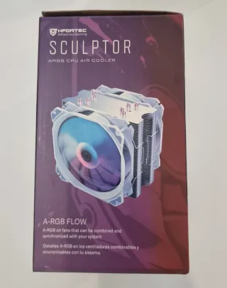 Disipador para PC, NFORTEC SCULPTOR ARGB.