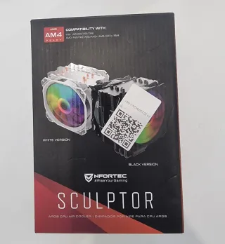 Disipador para PC, NFORTEC SCULPTOR ARGB.