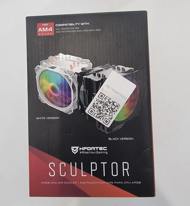 Disipador para PC, NFORTEC SCULPTOR ARGB.