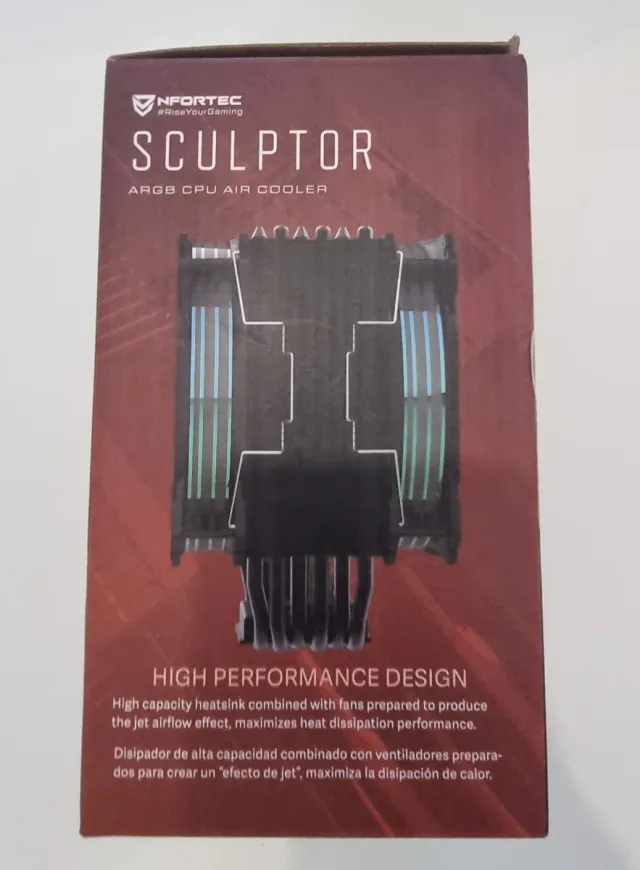 Disipador para PC, NFORTEC SCULPTOR ARGB.
