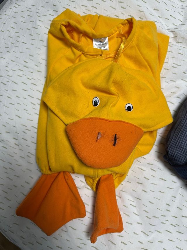 Disfraz de pato/ abeja/ pollito/ mono