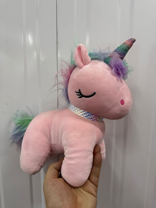Peluche Unicornio Rosa Belros