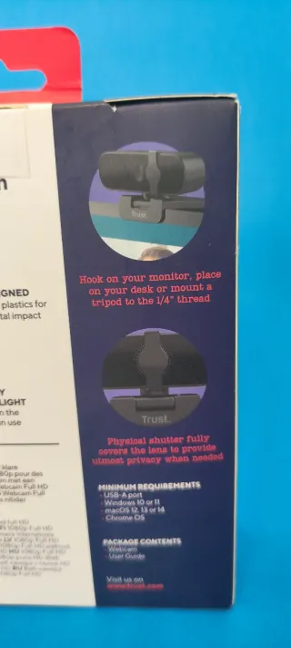 Webcam Trust FullHD 1080p a estrenar