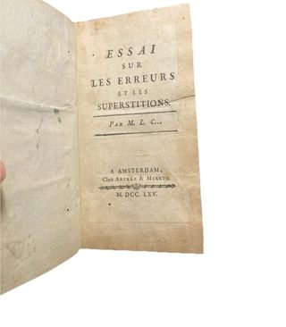 Libro antico 1765 Magia Stregoneria esoterismo