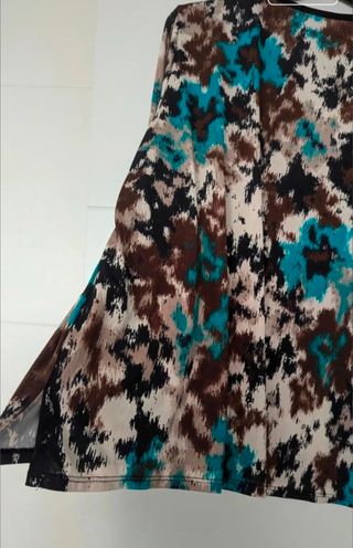 Blusa Estampada Manga Larga o Jersey negro pico