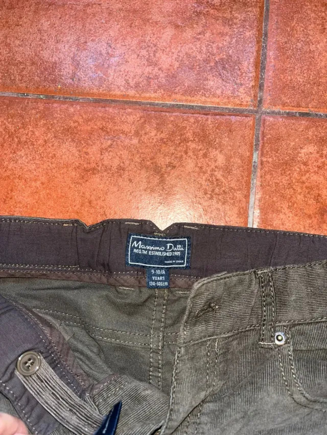 Pantalón Massimo Dutti Verde
