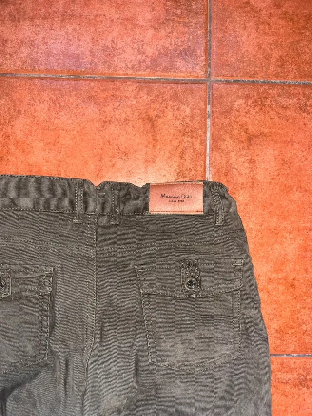 Pantalón Massimo Dutti Verde