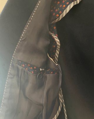 Chaqueta Americana Zara Azul