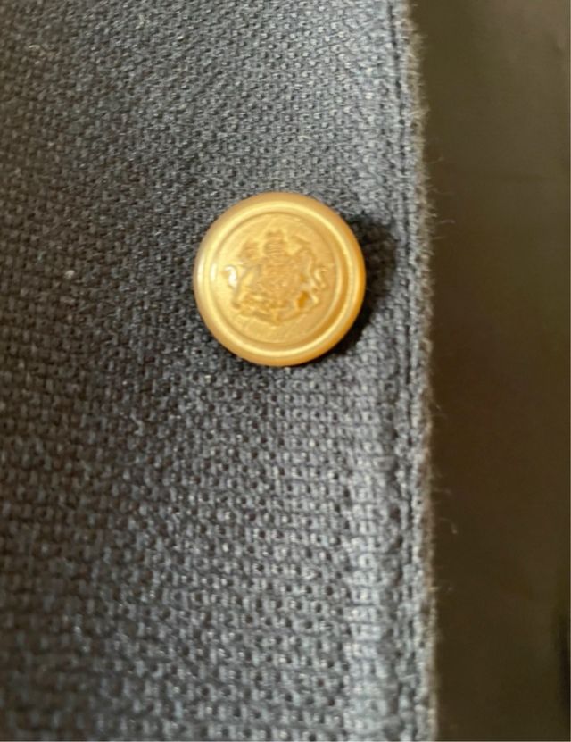 Chaqueta Americana Zara Azul