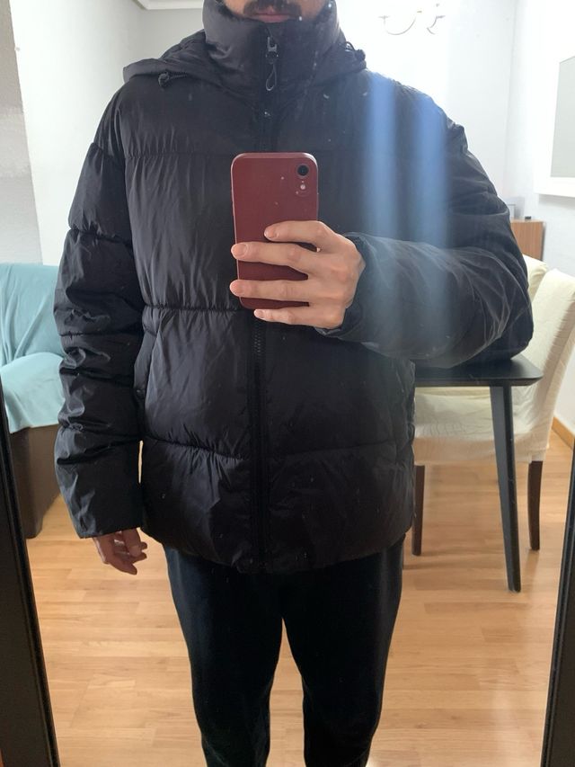 Abrigo acolchado Zara negroi