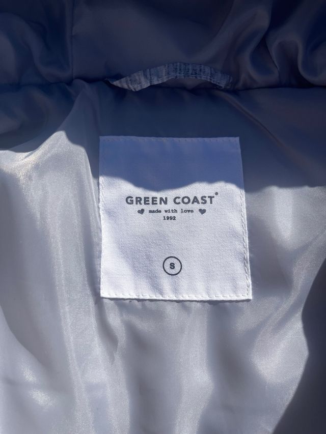 Abrigo Green Coast | Gris | Talla S | Cropped