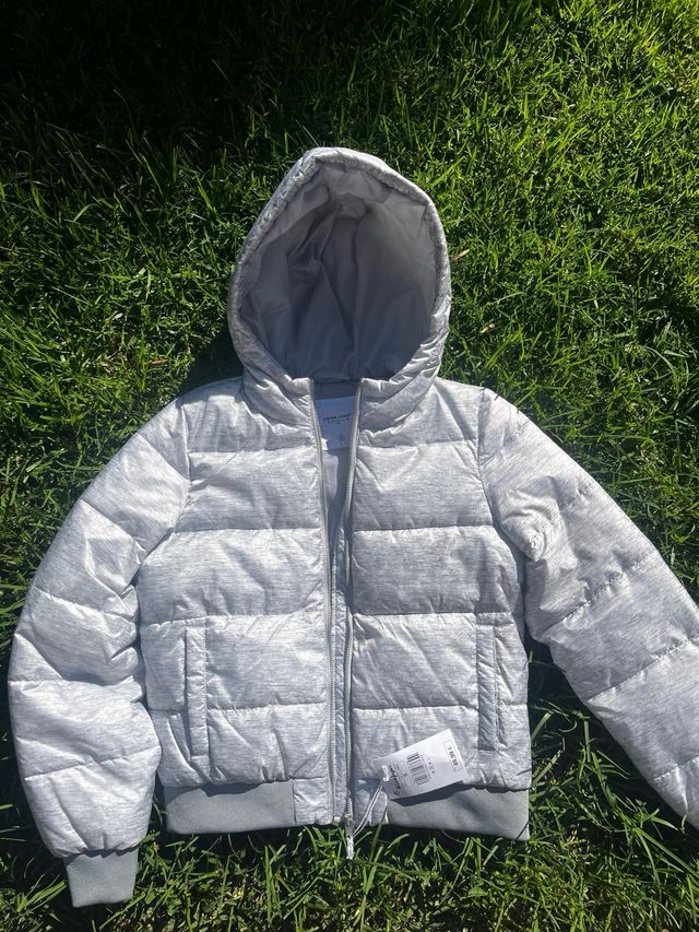 Abrigo Green Coast | Gris | Talla S | Cropped