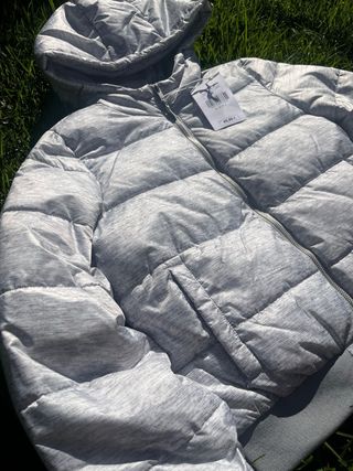 Abrigo Green Coast | Gris | Talla S | Cropped