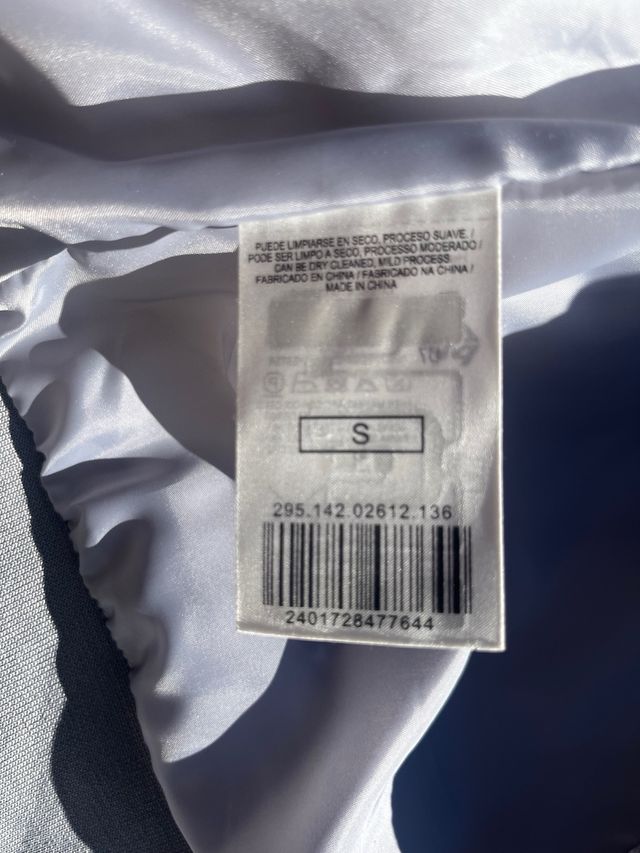 Abrigo Green Coast | Gris | Talla S | Cropped