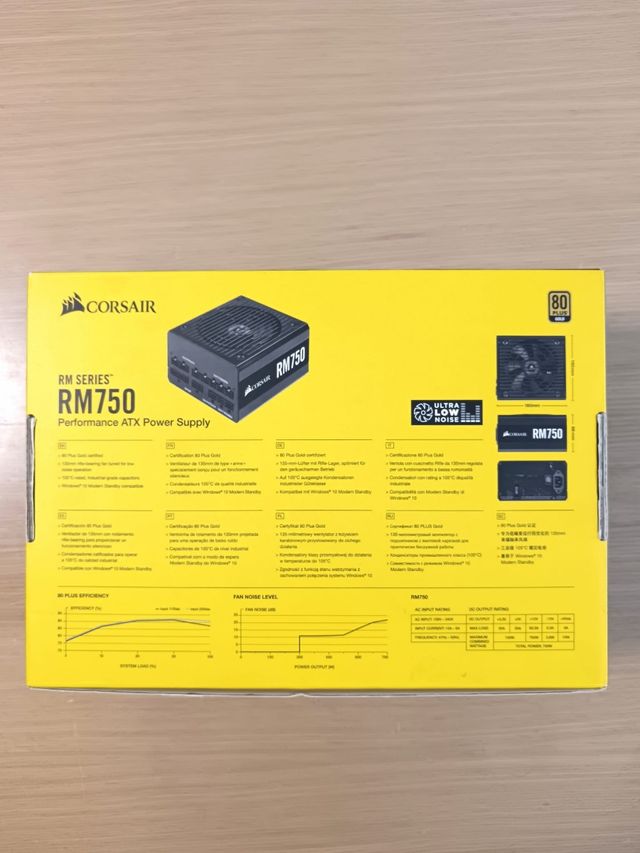 Corsair RM750x Fuente de Alimentacion