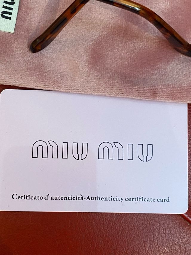 Occhiali da sole Miu Miu donna oro