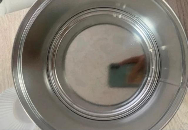 Lata Navideña Ciervo y Hojas