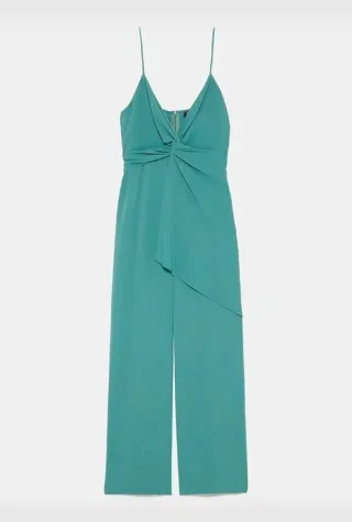 Mono Zara Talla L Verde Azulado