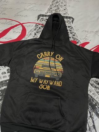 Felpa Supernatural Carry On My Wayward Son