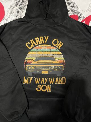 Felpa Supernatural Carry On My Wayward Son