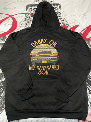 Felpa Supernatural Carry On My Wayward Son