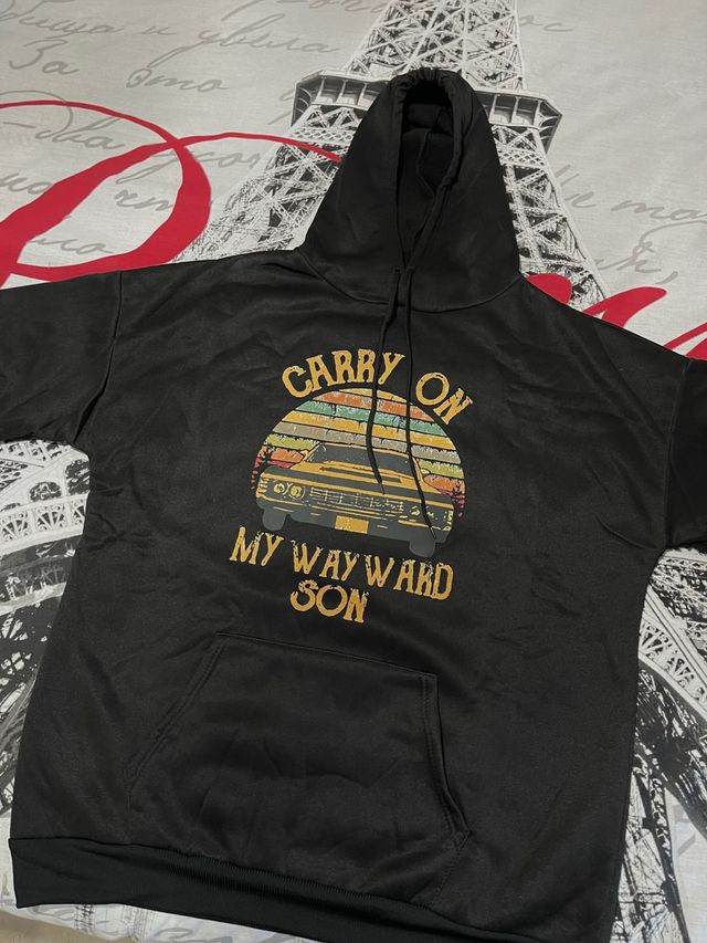 Felpa Supernatural Carry On My Wayward Son