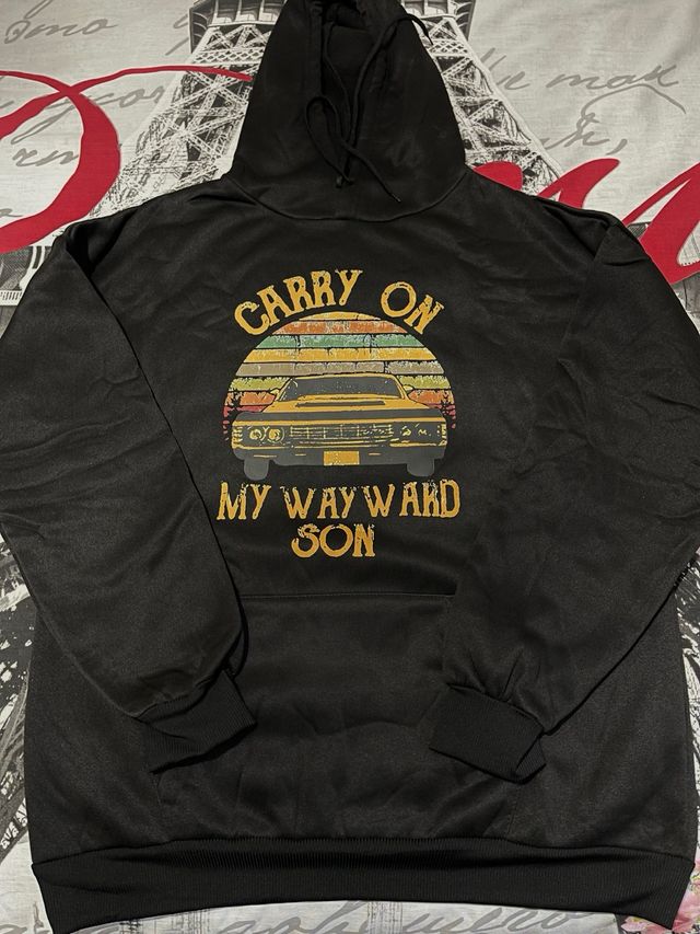 Felpa Supernatural Carry On My Wayward Son