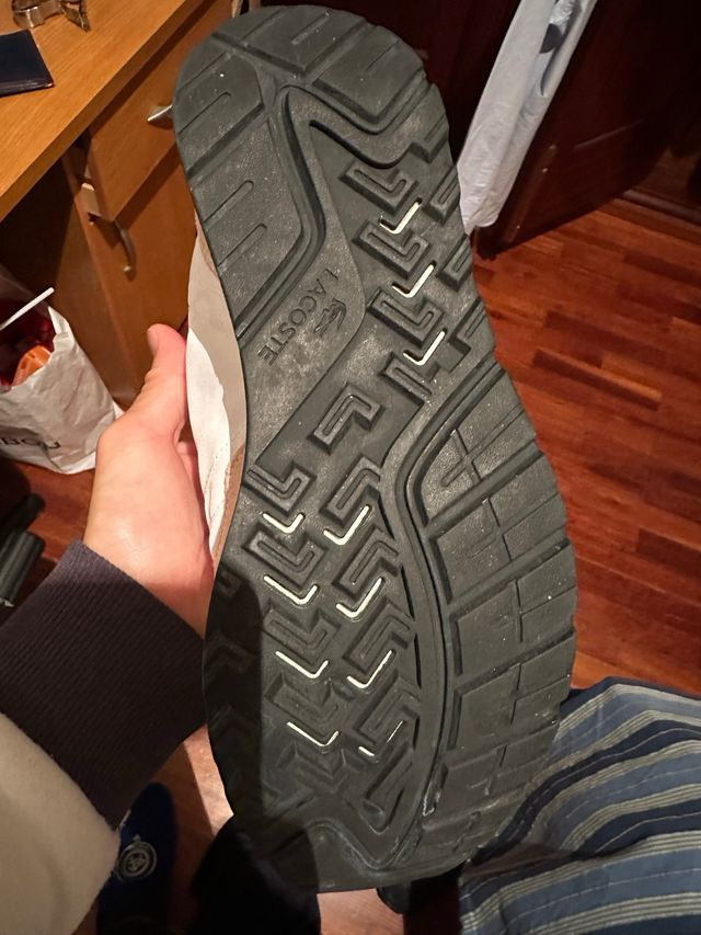 Zapatillas Lacoste Beige/Blanco Talla 42