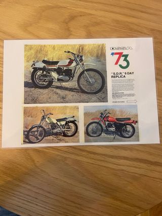 Catálogo de la gama Ossa de 1973