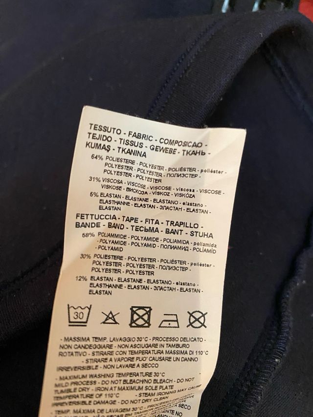 Abito bimba Emporio Armani 8 anni blu