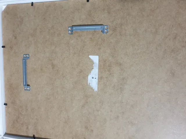 Cuadro acuarela pintado a mano enmarcado