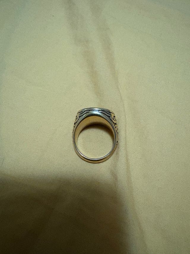 Anillo Griego chapado en oro 18k