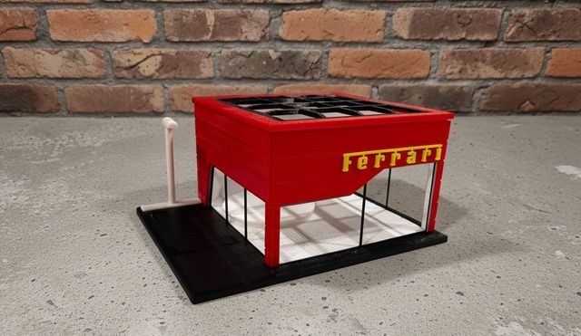 Diorama Garaje/Parcheggio Hot Wheels 1/64